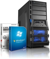 Gaming-PC Computer Bulldozer Six-Core AMD FX-6300 6x3.5GHz (Turbo bis 4.1GHz), GeForce GTX750Ti 2GB DDR5, 1.5TB HDD, 8GB RAM, Win7, DVD RW, 6x USB2.0, GBit LAN, Gamer-PC #4740 - 1