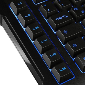 Sharkoon Skiller Pro beleuchtete Gaming Tastatur (9 Multimedia-, 6 Makro- und 3 Profil-Tasten, Software, USB) schwarz - 4